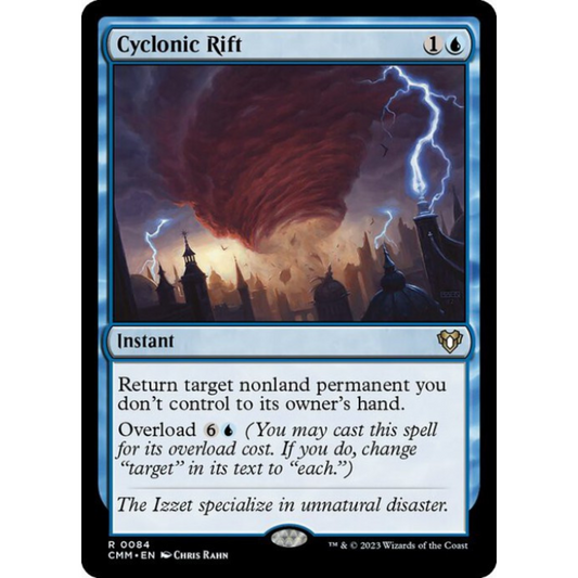 MAGIC THE GATHERING - CYCLONIC RIFT - COMMANDER MASTERS - FOIL