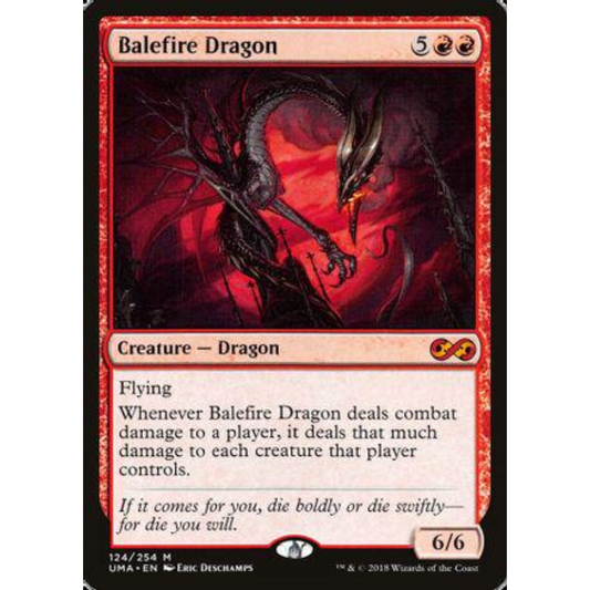 MAGIC THE GATHERING - BALEFIRE DRAGON - ULTIMATE MASTERS