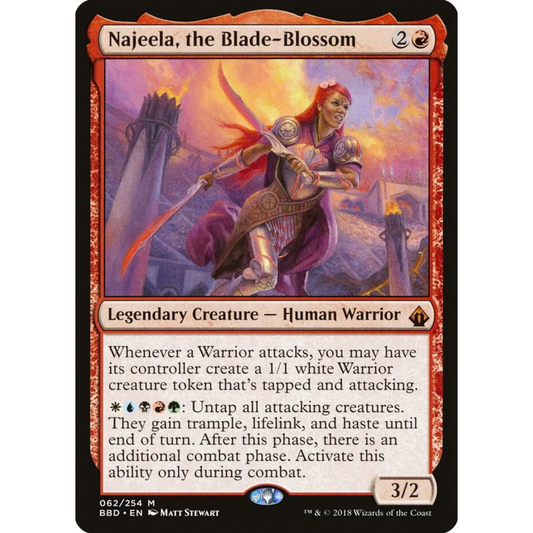 MAGIC THE GATHERING - NAJEELA, THE BLADE-BLOSSOM - BATTLEBOND