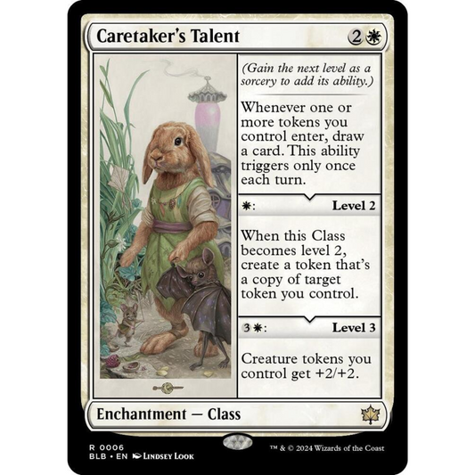 MAGIC THE GATHERING - CARETAKER'S TALENT - BLOOMBURROW