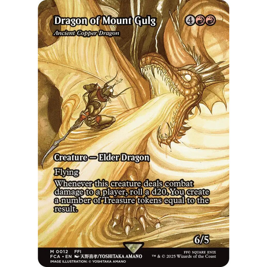 MAGIC THE GATHERING - DRAGON OF MOUNT GULG - FINAL FANTASY - FOIL