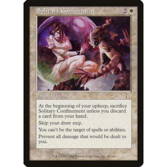 MAGIC THE GATHERING - SOLITARY CONFINEMENT - JUDGEMENT - FOIL