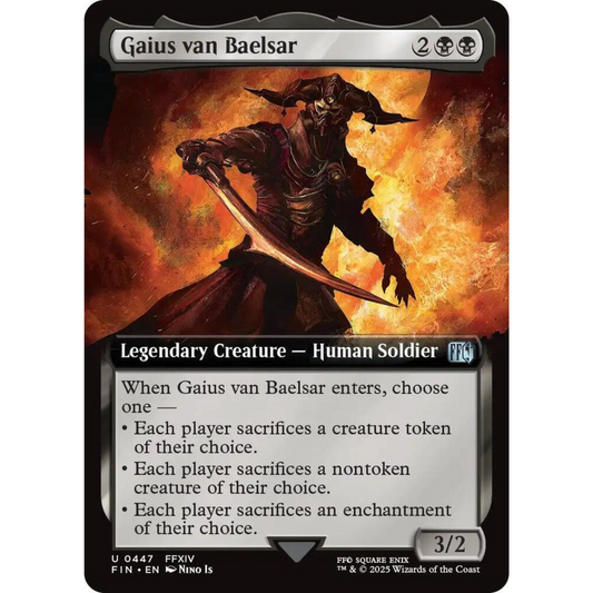 MAGIC THE GATHERING - GAIUS VAN BAELSAR - FINAL FANTASY - FOIL