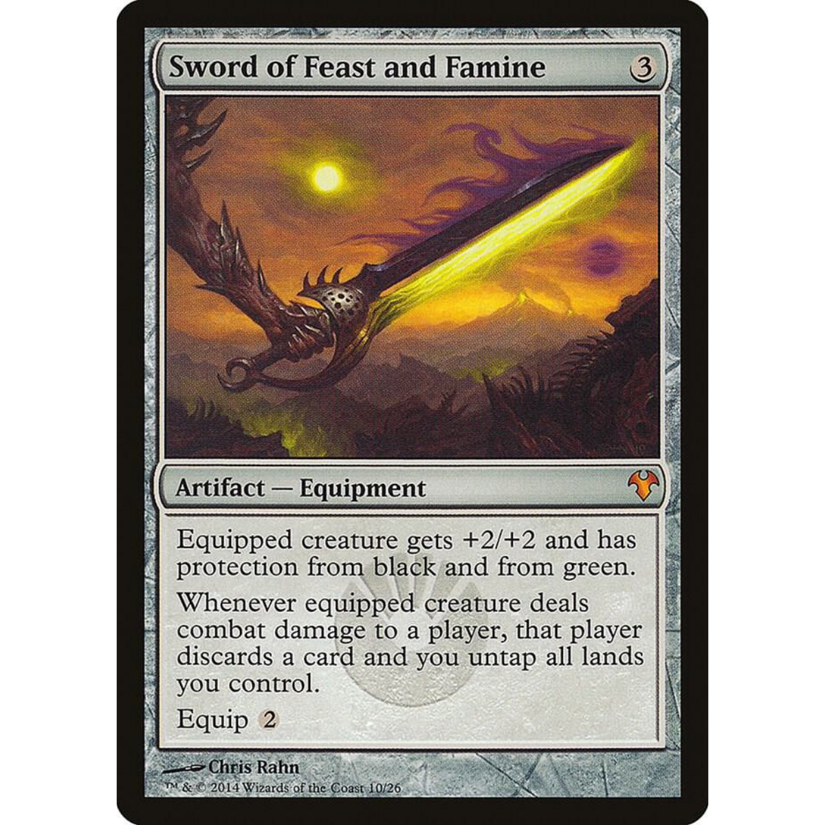 MAGIC THE GATHERING - SWORD OF FEAST AND FAMINE - MODERN EVENT DECK 2014