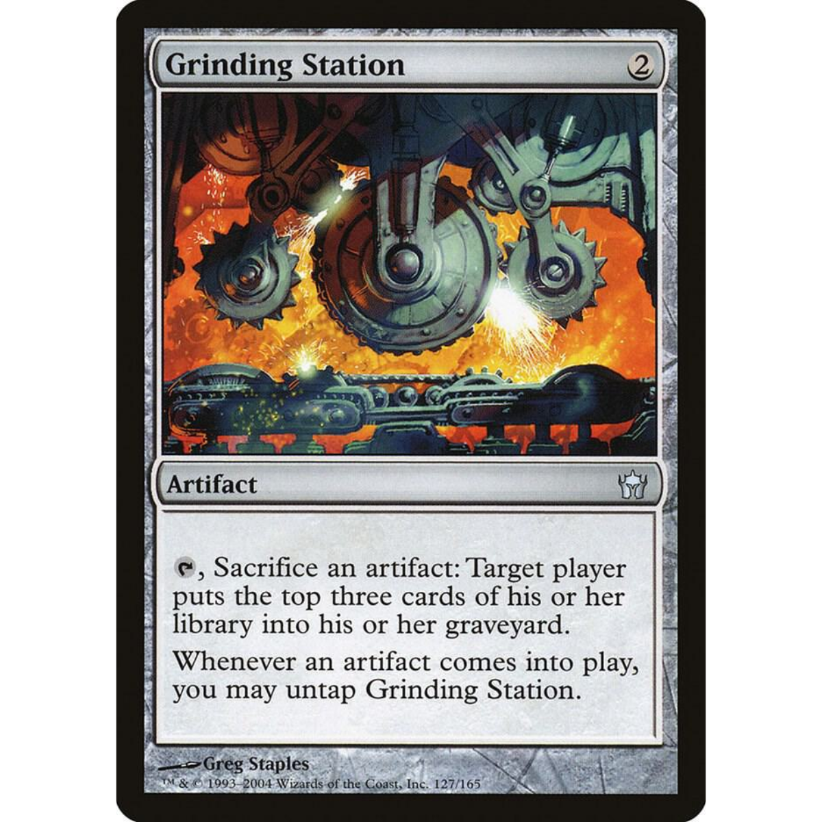 MAGIC THE GATHERING - GRINDING STATION - FIFTH DAWN