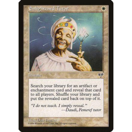 MAGIC THE GATHERING - ENLIGHTENED TUTOR - MIRAGE