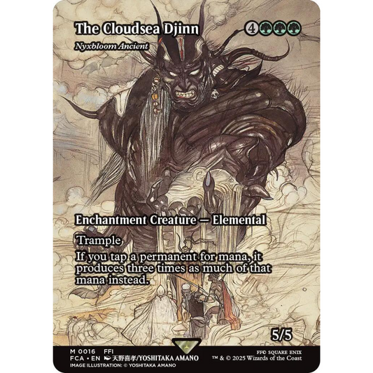 MAGIC THE GATHERING - THE CLOUDSEA DJINN - FINAL FANTASY THROUGH THE AGES - FOIL