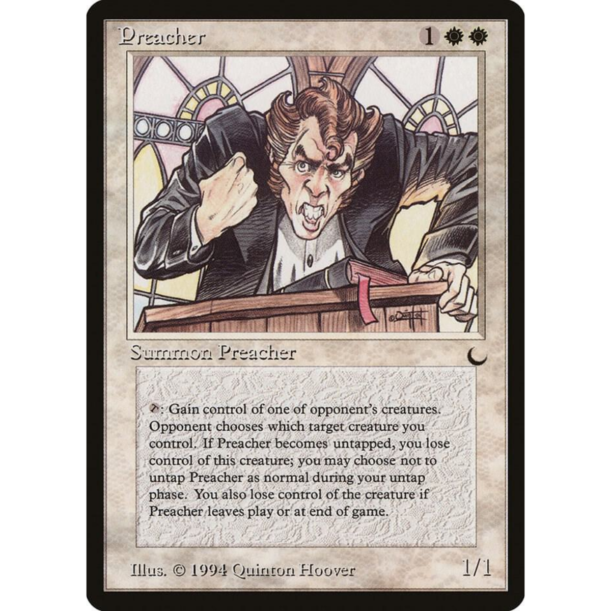 MAGIC THE GATHERING - PREACHER - THE DARK