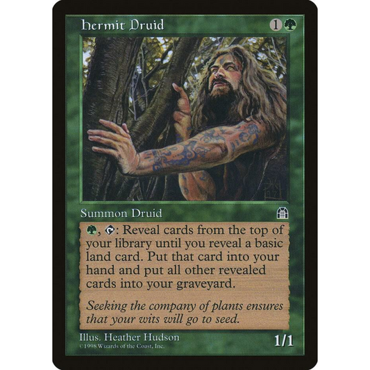 MAGIC THE GATHERING - HERMIT DRUID - STRONGHOLD
