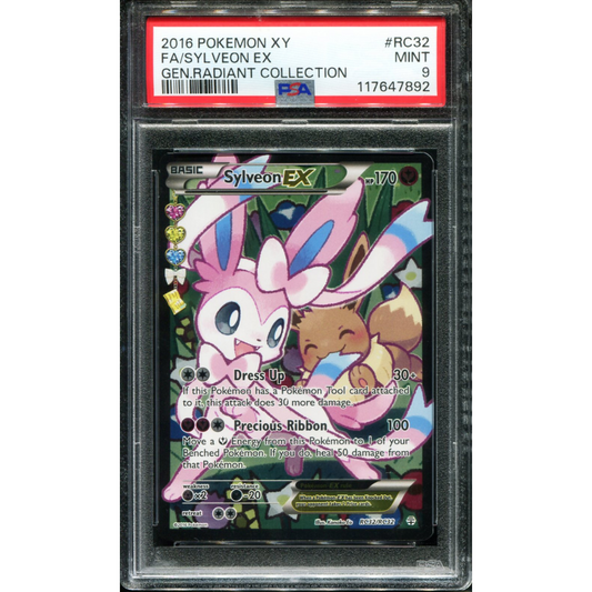 POKEMON TCG - SYLVEON EX RC32/RC32 POKEMON PSA 9 GENERATIONS RADIANT COLLECTION