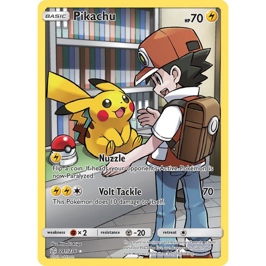 POKEMON TCG - PIKACHU 241/236 COSMIC ECLIPSE SECRET RARE