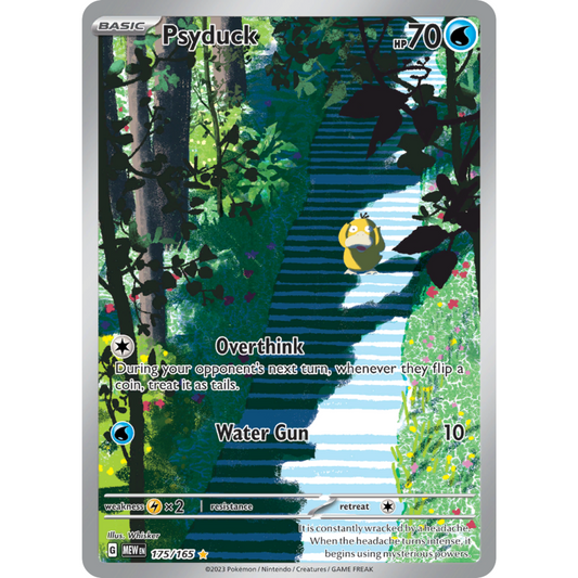 POKEMON TCG - PSYDUCK 175/165 151 ILLUSTRATION RARE