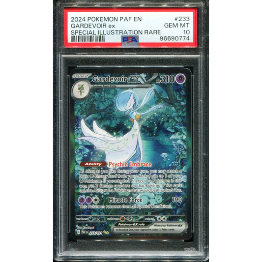 POKEMON TCG - GARDEVOIR EX 233/091 POKEMON PSA 10 PALDEAN FATES SPECIAL ILLUSTRATION RARE