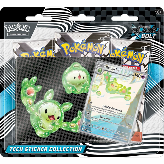 POKEMON TCG - Black Bolt Tech Sticker Collection