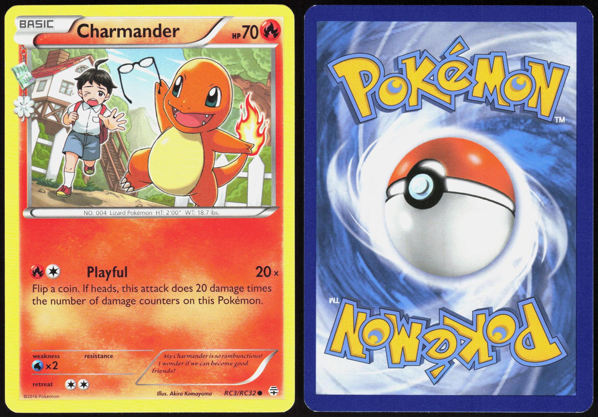 CHARMANDER RC3/RC32 GENERATIONS POKEMON COMMON LP