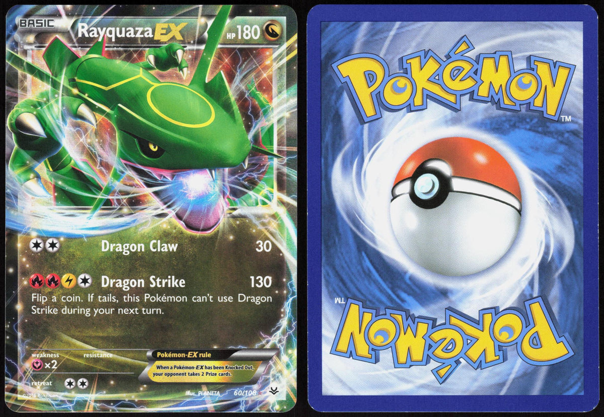 RAYQUAZA EX 60/108 ROARING SKIES POKEMON ULTRA RARE HOLO NM