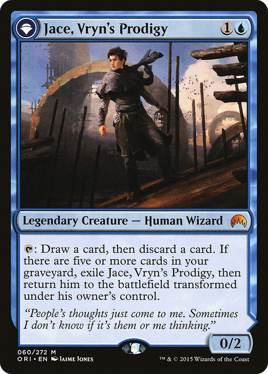 MAGIC: THE GATHERING  - Jace, Vryn's Prodigy (ORI-060) - Magic Origins: (originpwdfc)