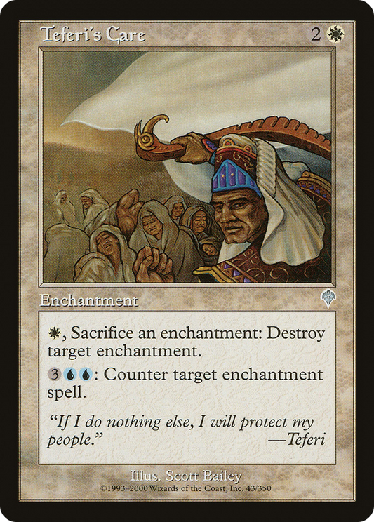 MAGIC: THE GATHERING  - Teferi's Care (INV-043) - Invasion Foil