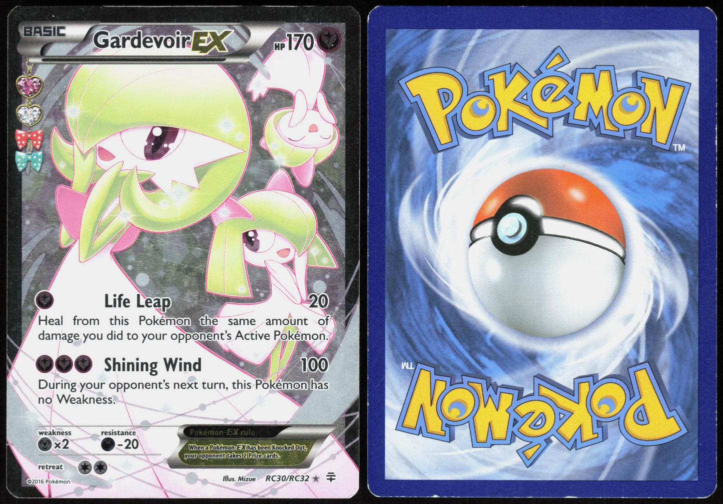 GARDEVOIR EX RC30/RC32 GENERATIONS POKEMON ULTRA RARE MP
