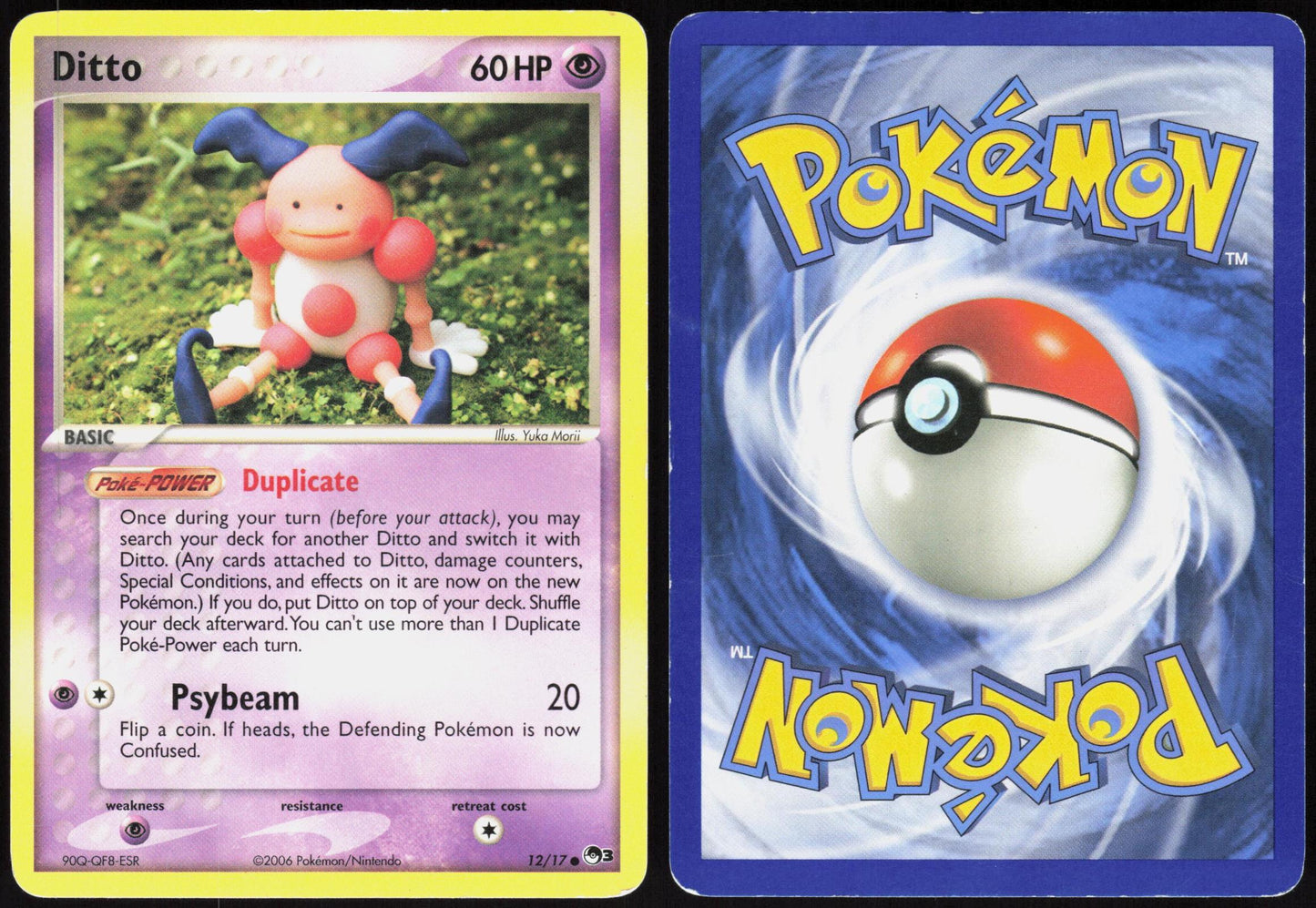 DITTO 12/17 POP SERIES 3 POKEMON COMMON MP