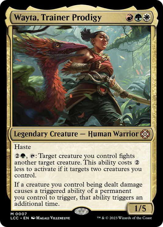 MAGIC: THE GATHERING  - Wayta, Trainer Prodigy (LCC-007) - The Lost Caverns of Ixalan Commander Foil