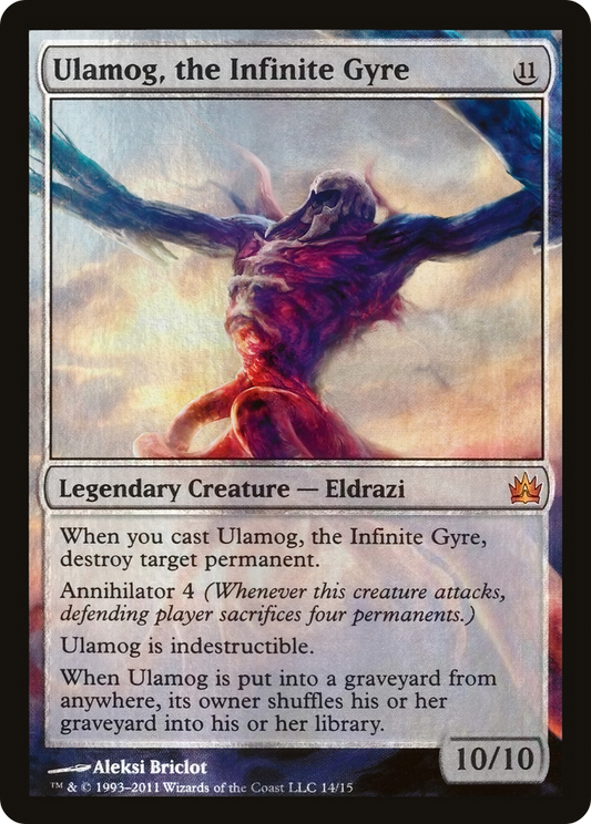 MAGIC: THE GATHERING  - Ulamog, the Infinite Gyre (V11-) - From the Vault: Legends Foil