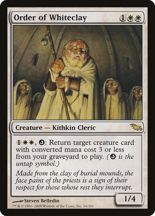 MAGIC: THE GATHERING  - Order of Whiteclay (SHM-016) - Shadowmoor Foil
