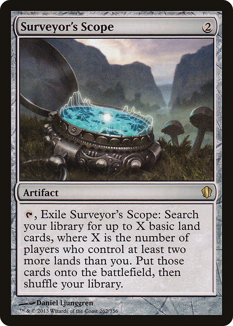MAGIC: THE GATHERING  - Surveyor's Scope (C13-262) - Commander 2013