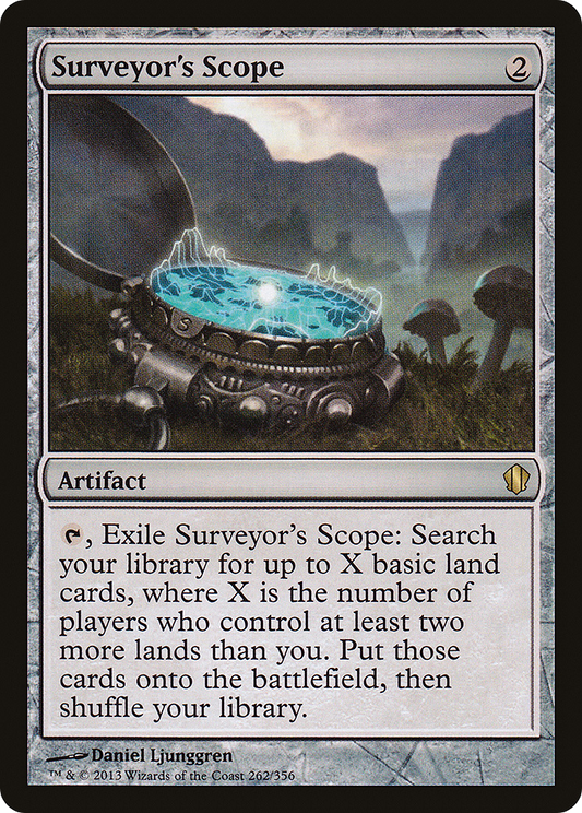 MAGIC: THE GATHERING  - Surveyor's Scope (C13-262) - Commander 2013