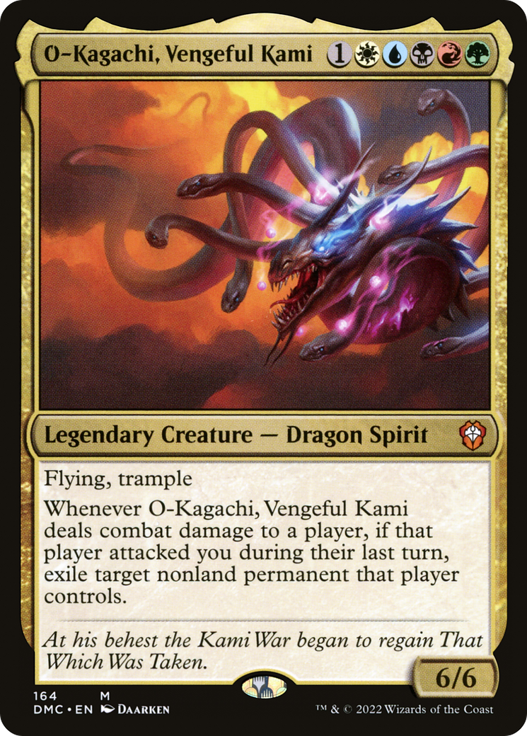 MAGIC: THE GATHERING  - O-Kagachi, Vengeful Kami (DMC-164) - Dominaria United Commander