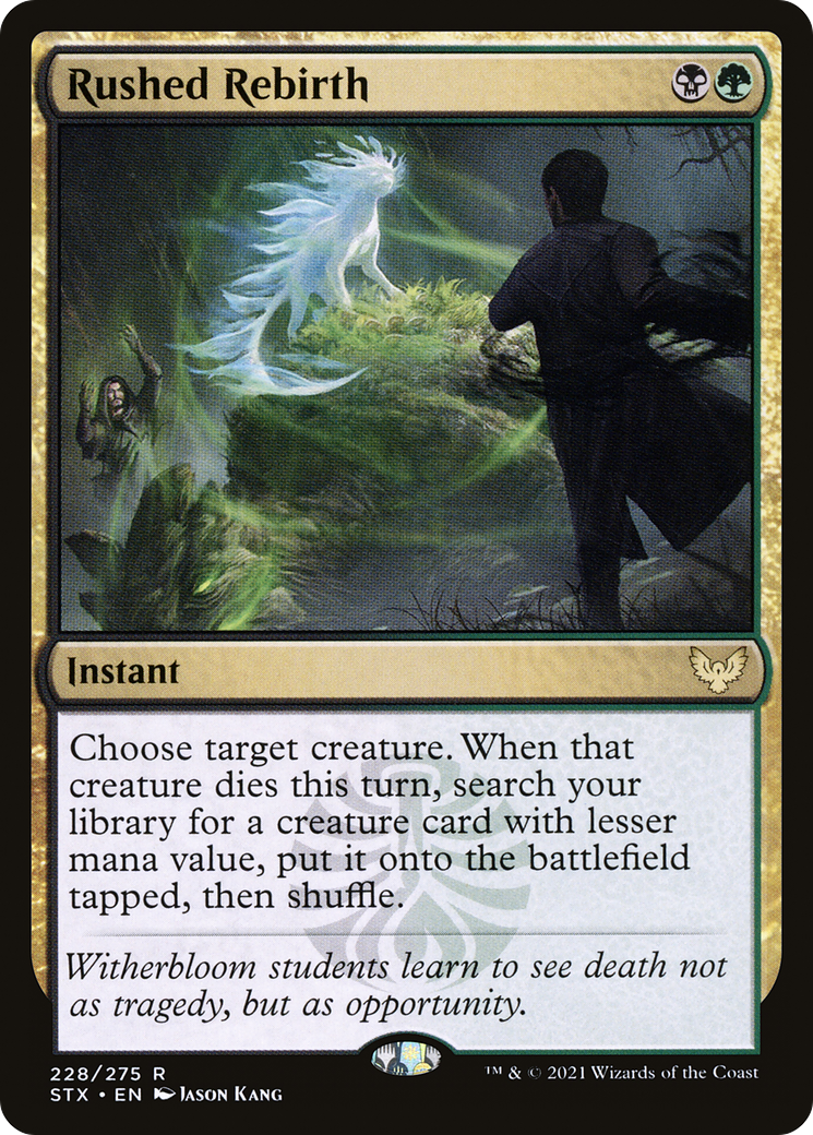 MAGIC: THE GATHERING  - Rushed Rebirth (STX-228) - Strixhaven: School of Mages Foil