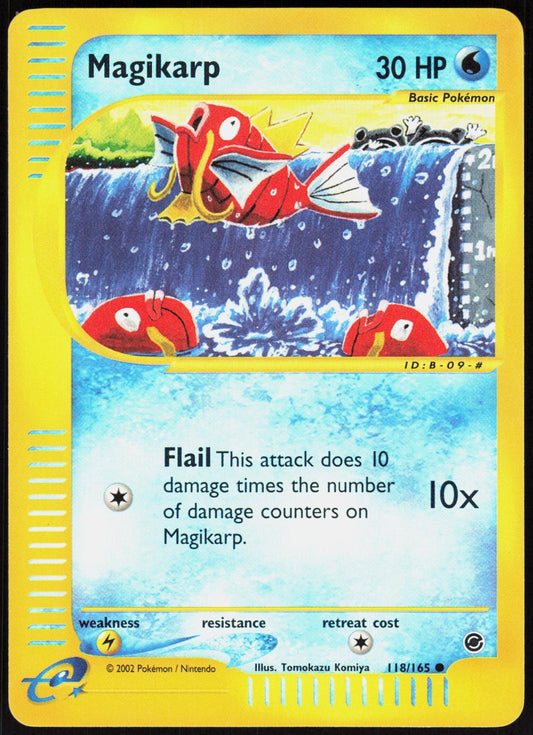 MAGIKARP 118/165 EXPEDITION BASE SET POKEMON COMMON LP