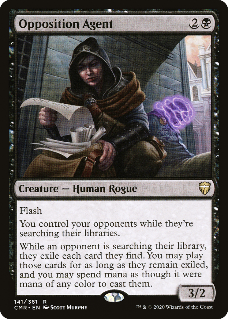 MAGIC: THE GATHERING  - Opposition Agent (CMR-141) - Commander Legends Foil