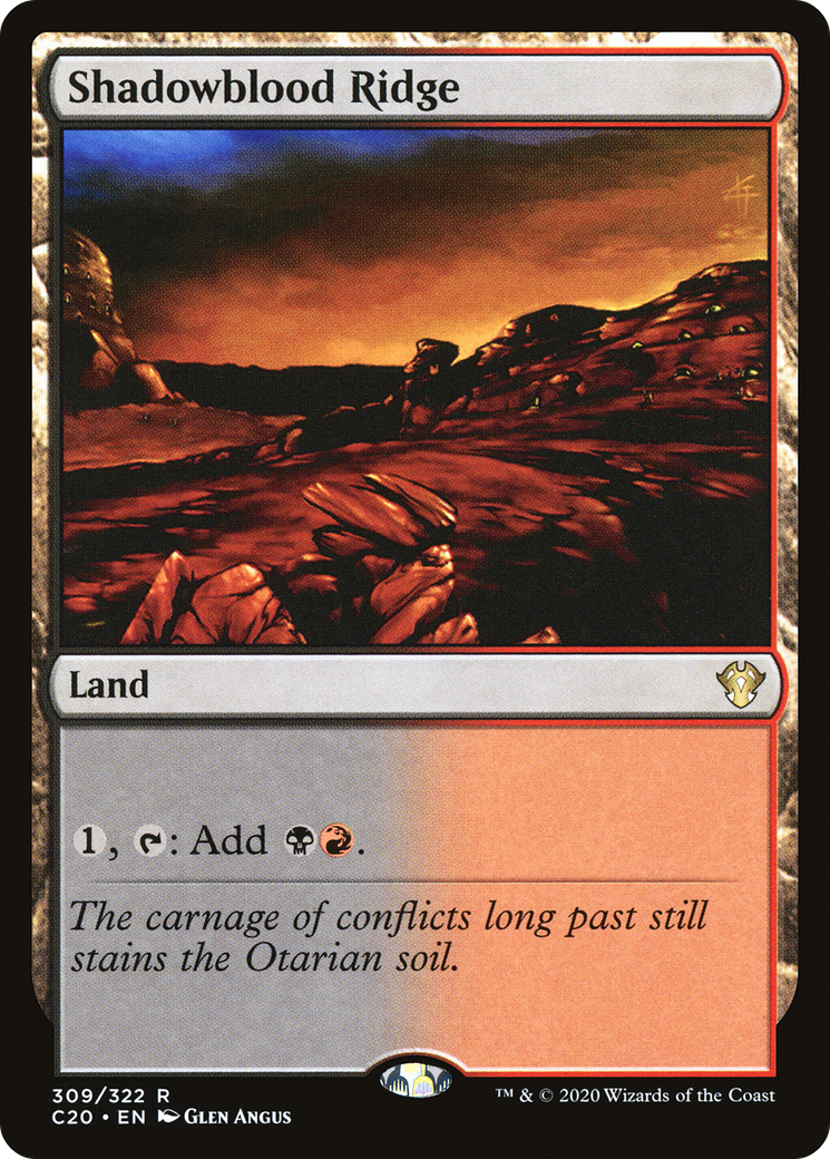 MAGIC: THE GATHERING  - Shadowblood Ridge (C20-309) - Commander 2020