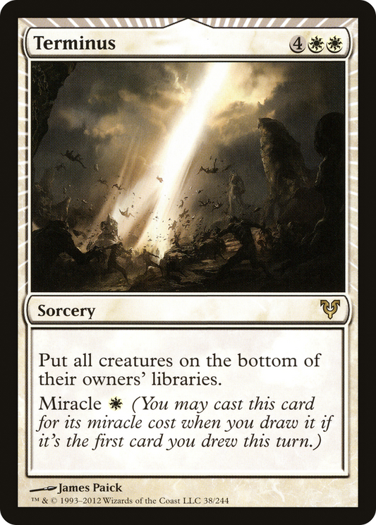 MAGIC: THE GATHERING  - Terminus (AVR-038) - Avacyn Restored: (miracle) Foil