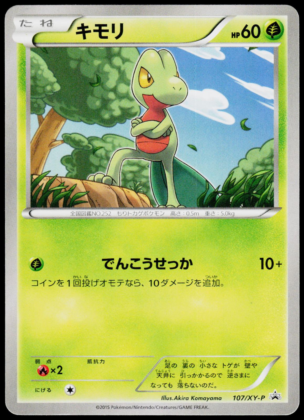 TREECKO 107/XY-P XY PROMOS POKEMON JAPANESE PROMO LP
