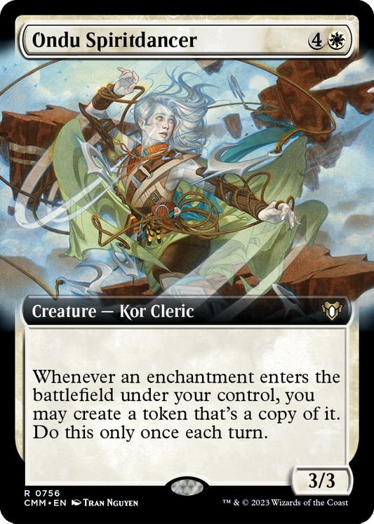 MAGIC: THE GATHERING  - Ondu Spiritdancer (Extended Art) (CMM-756) - Commander Masters: (Extended Art) Foil