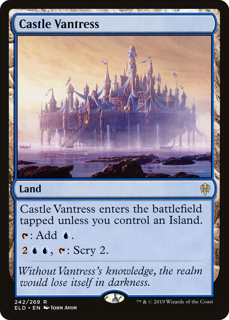 MAGIC: THE GATHERING  - Castle Vantress (ELD-242) - Throne of Eldraine Foil