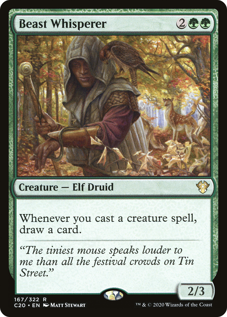 MAGIC: THE GATHERING  - Beast Whisperer (C20-167) - Commander 2020