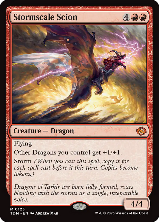 MAGIC: THE GATHERING  - Stormscale Scion (TDM-123) - Tarkir: Dragonstorm