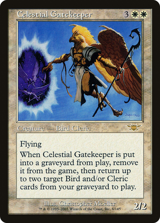 MAGIC: THE GATHERING  - Celestial Gatekeeper (LGN-006) - Legions Foil