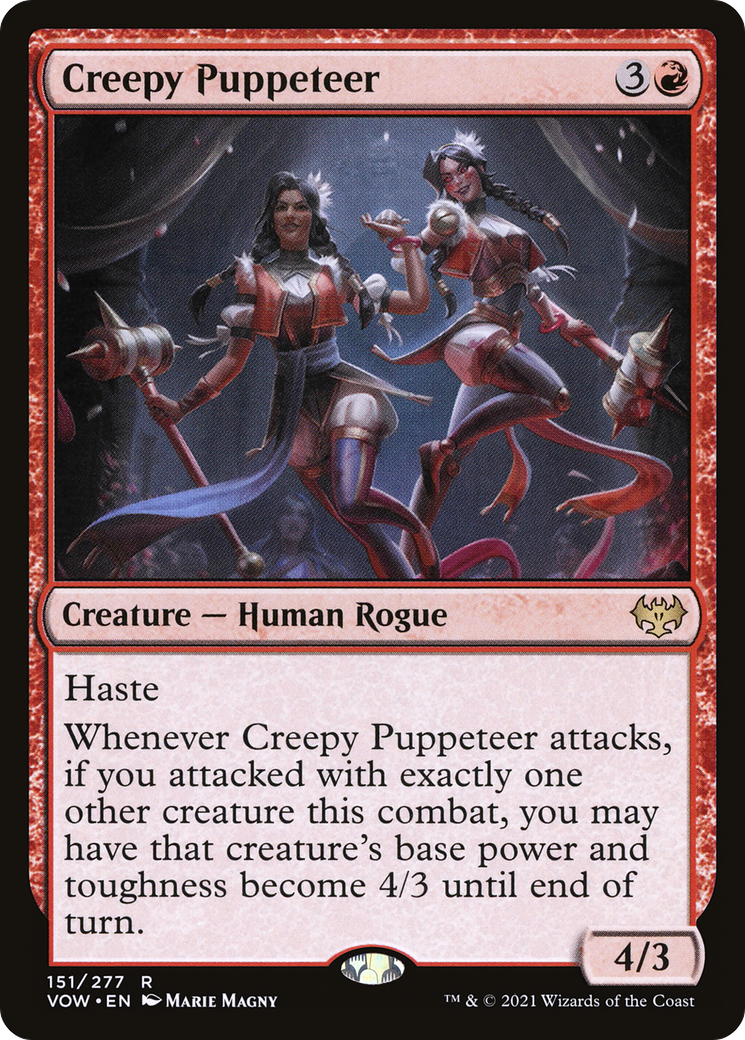 MAGIC: THE GATHERING  - Creepy Puppeteer (VOW-151) - Innistrad: Crimson Vow