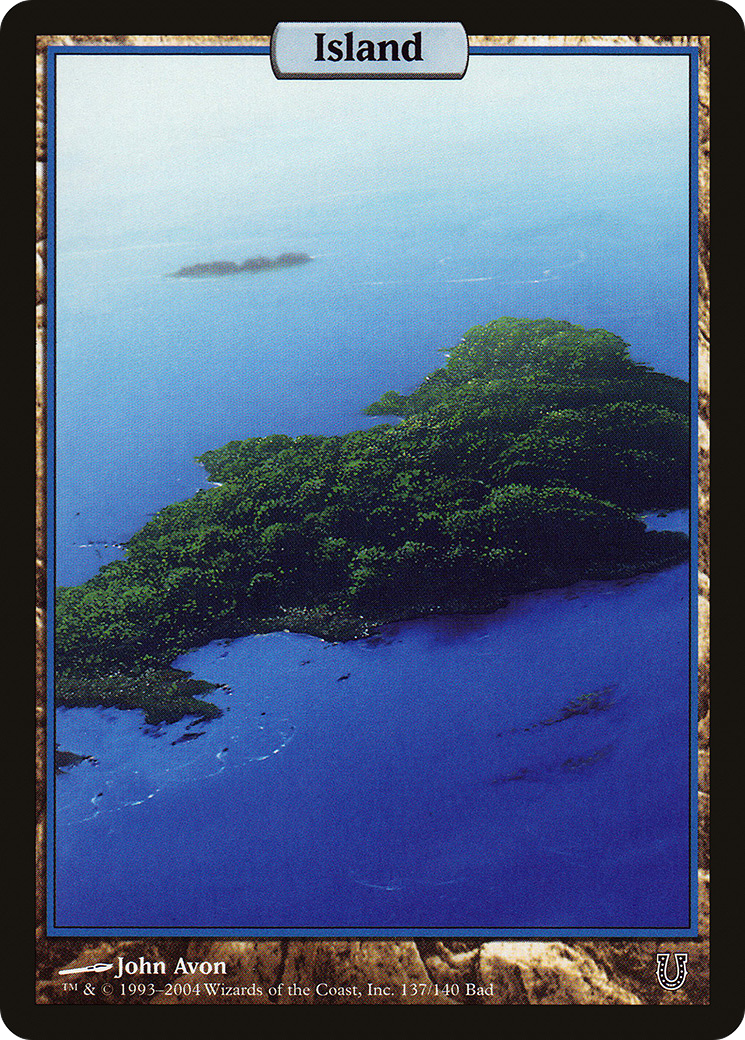 MAGIC: THE GATHERING  - Island - Full Art (UNH-137) - Unhinged Foil