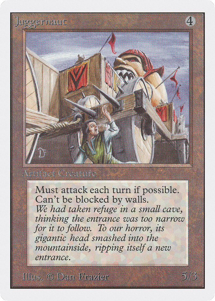 MAGIC: THE GATHERING  - Juggernaut (2ED-256) - Unlimited Edition