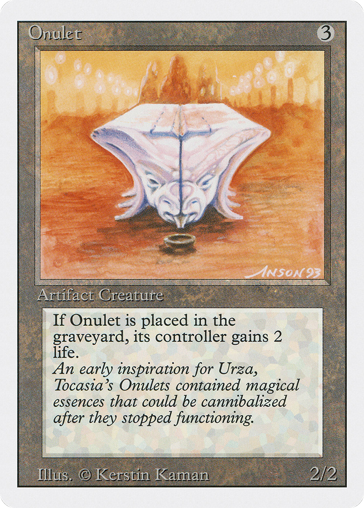 MAGIC: THE GATHERING  - Onulet (3ED-269) - Revised Edition