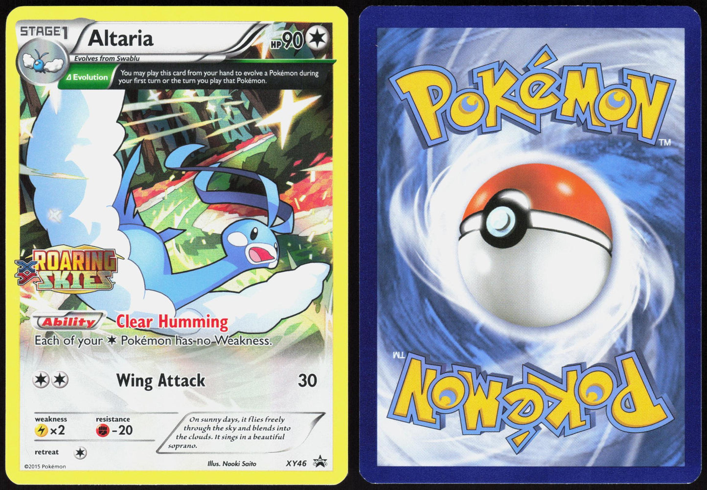 ALTARIA (PRERELEASE) XY46 XY PROMO POKEMON PROMO LP