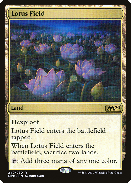 MAGIC: THE GATHERING  - Lotus Field (M20-249) - Core Set 2020