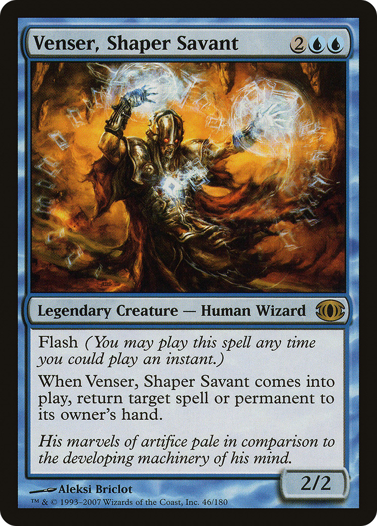 MAGIC: THE GATHERING  - Venser, Shaper Savant (FUT-046) - Future Sight Foil