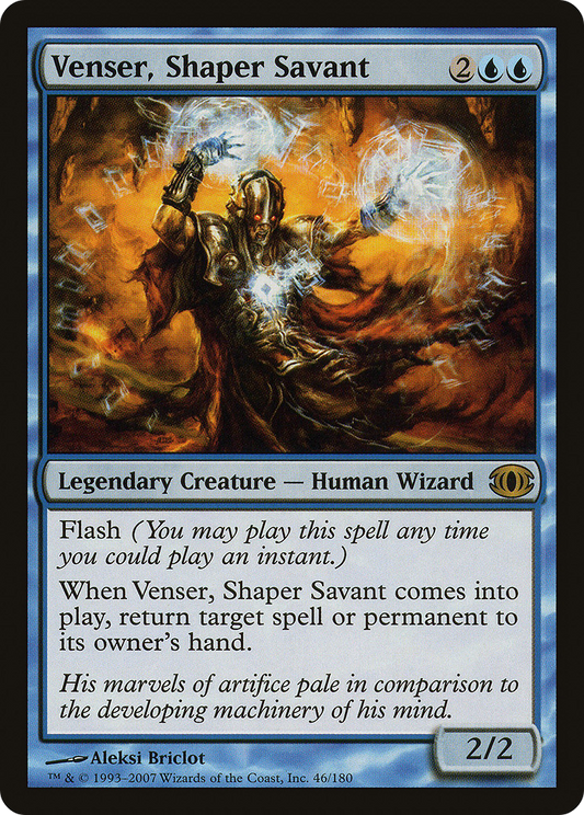 MAGIC: THE GATHERING  - Venser, Shaper Savant (FUT-046) - Future Sight Foil