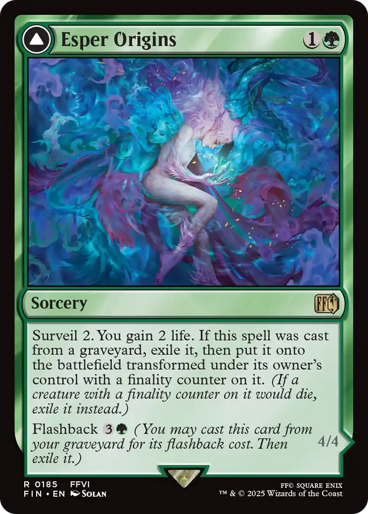MAGIC: THE GATHERING  - Esper Origins (FIN-185) - FINAL FANTASY: (enchantment)